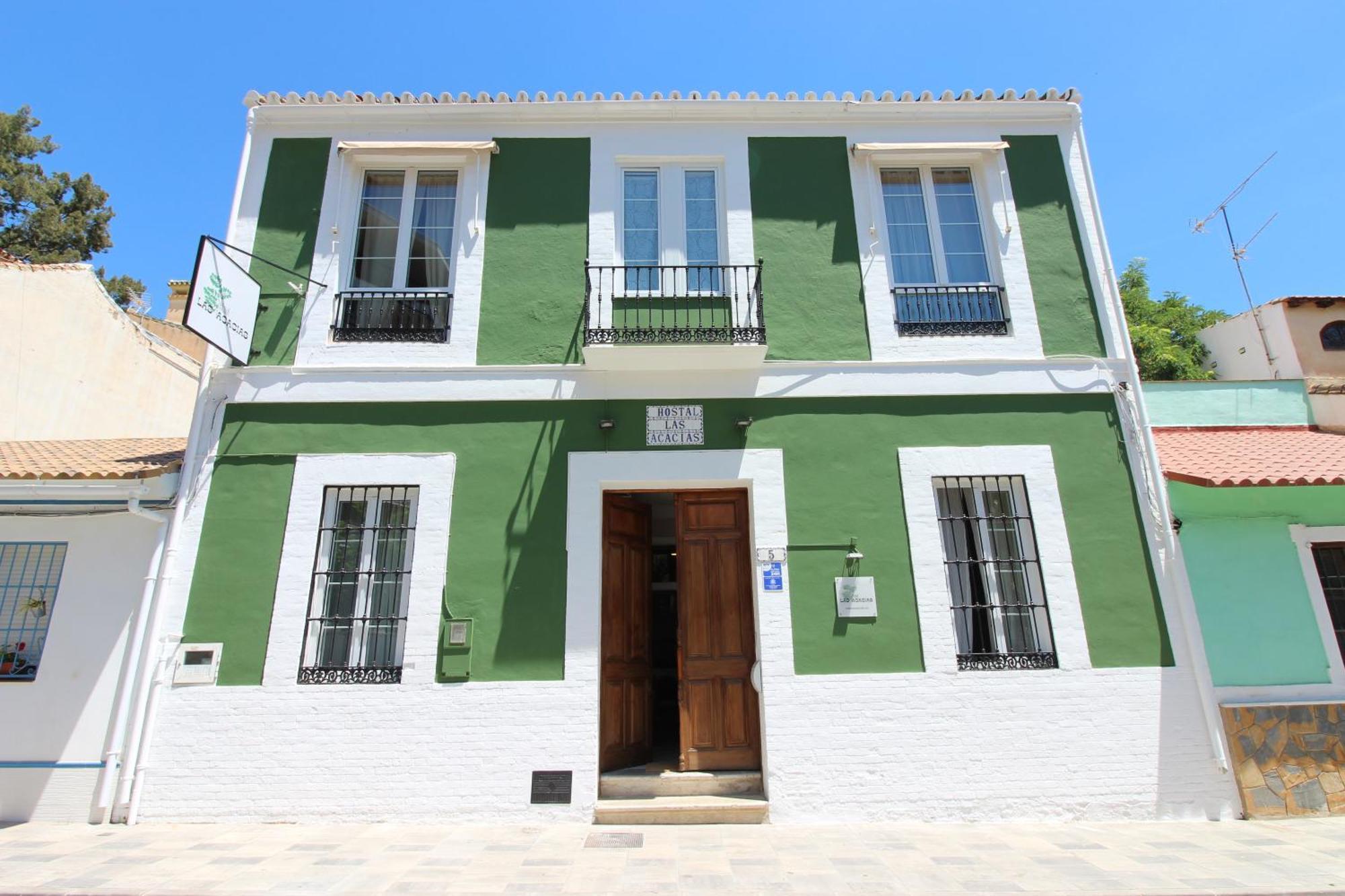 Hostal Las Acacias マラガ エクステリア 写真